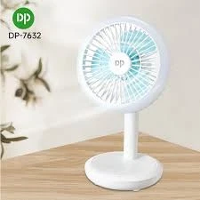 DP-7632 Rechargeable Portable Fan 4000mAh Battery With Lamp price in Bangladesh 