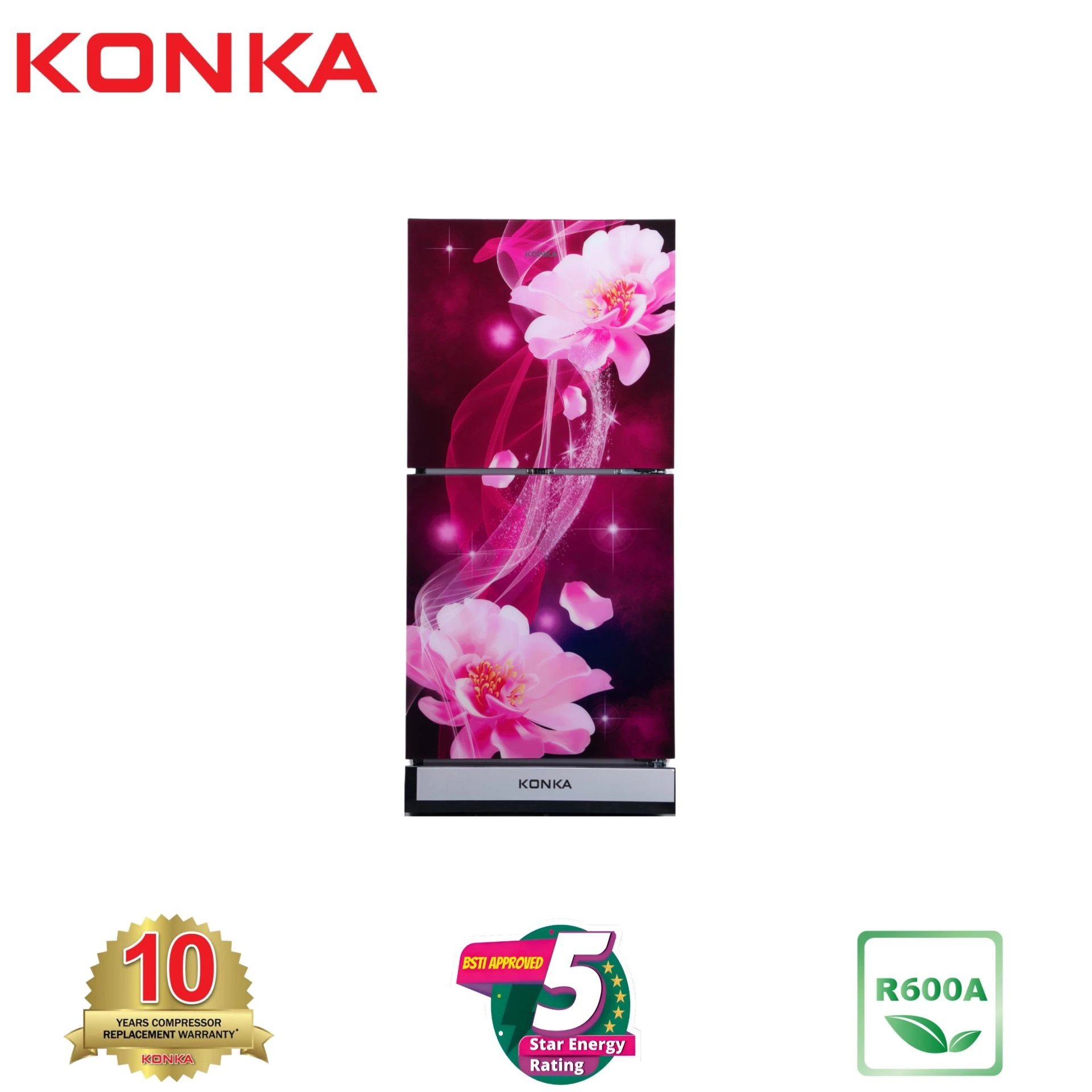 KONKA Refrigerator 165 Liter KRT 165GB Purple 2 Door price in Bangladesh 