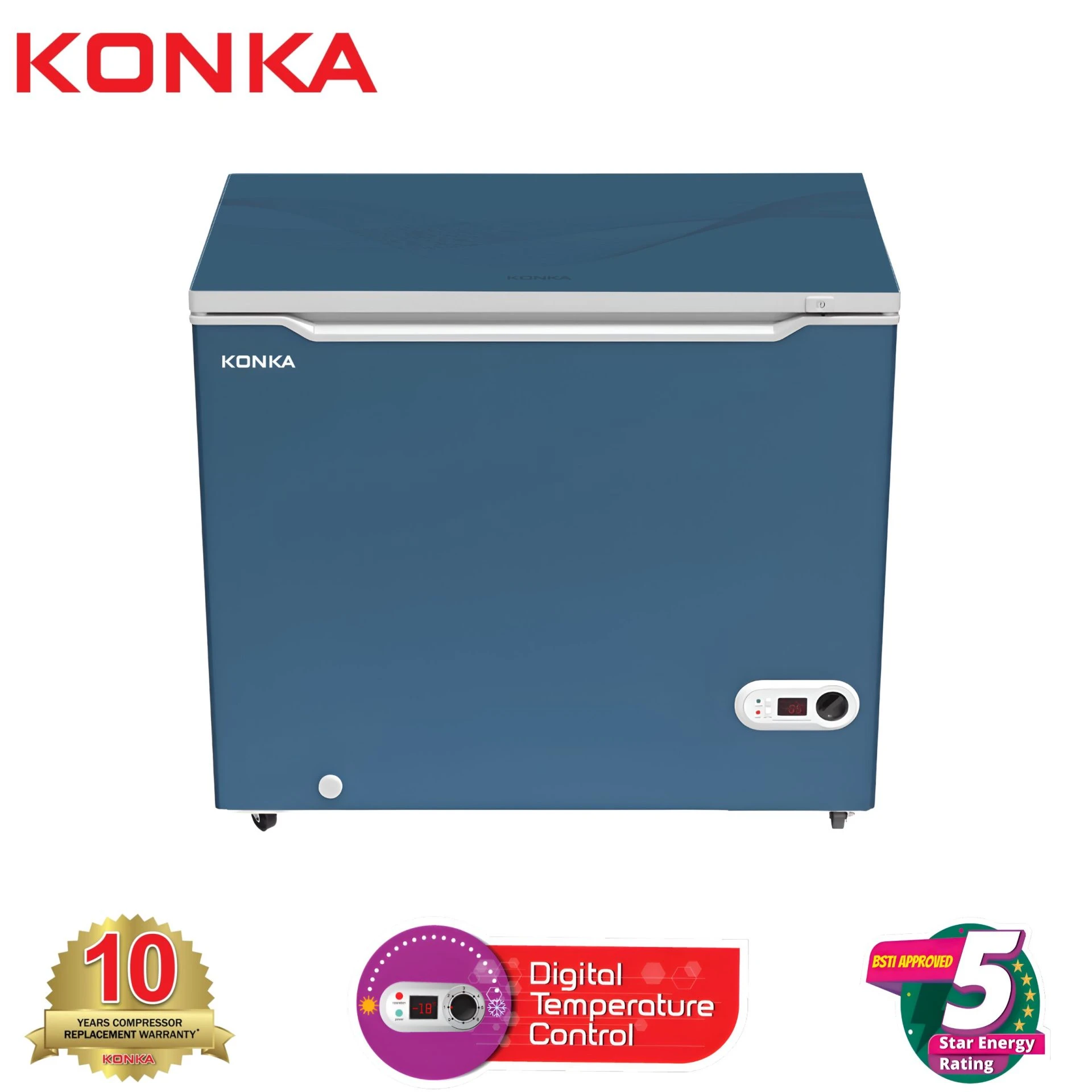 KONKA KDF 250 GB DARK BLUE Chest Freezer (250 LTR) price in Bangladesh 