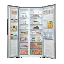 Hisense 519 L Side by Side Refrigerator- RS67W4NV-Black (Glass Door) price in Bangladesh 