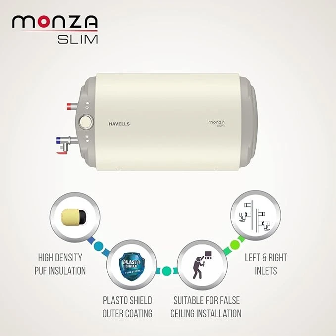 Havells Geyser MONZA Slim 15 Ltr Horizontal price in Bangladesh 