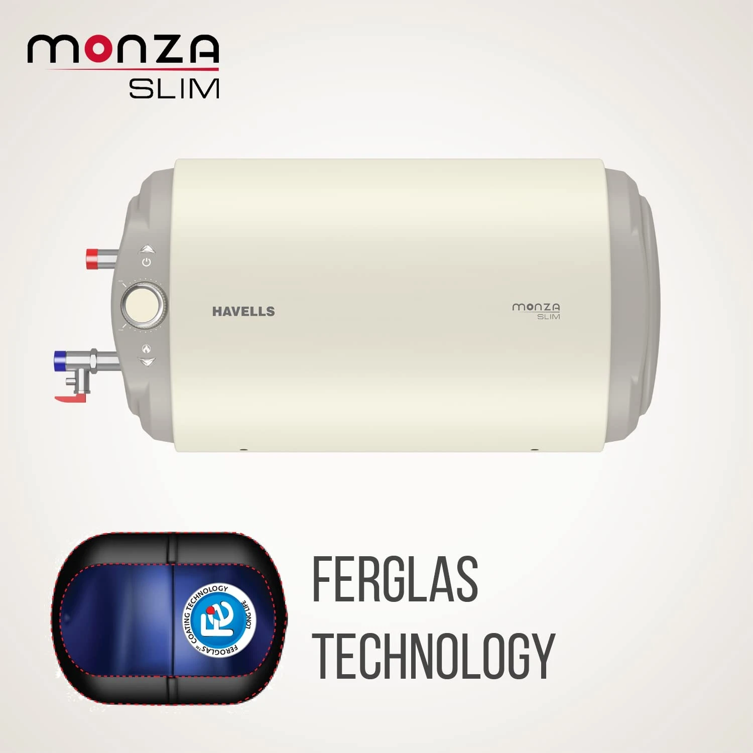 Havells Geyser MONZA Slim 15 Ltr Horizontal price in Bangladesh 