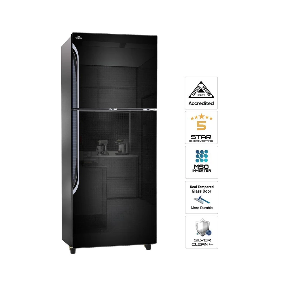 Walton 386 Ltr Non-Frost Refrigerator (WNH-3H6-GDEL-XX) INVERTER 