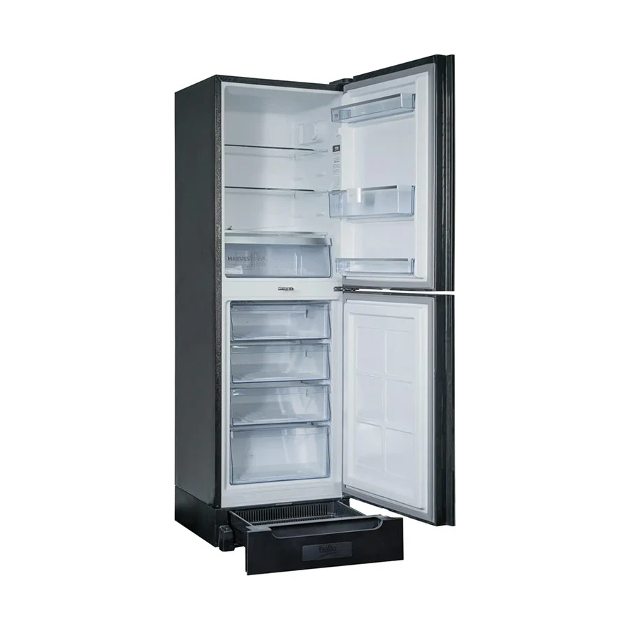 Beko 321 Ltr Top Mount Refrigerator B3RDSB330AGB | Black 