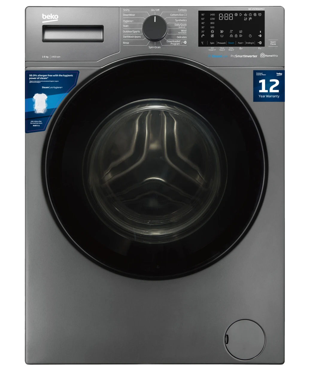 Beko WCV8636XB0M Front Load 8 KG Washing Machine 