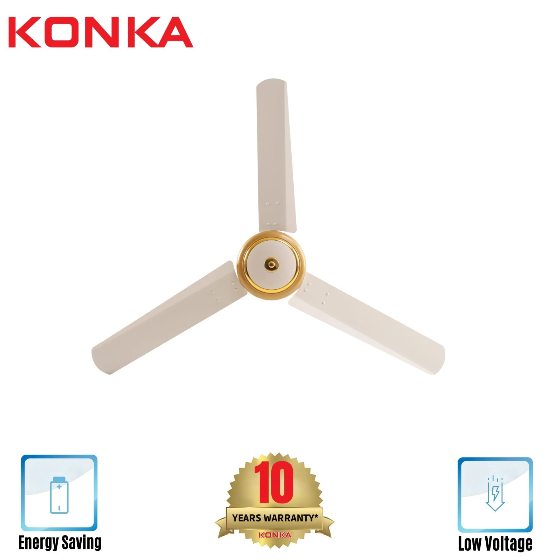 KONKA 56 inch Ceiling Fan - ROSE GOLD 