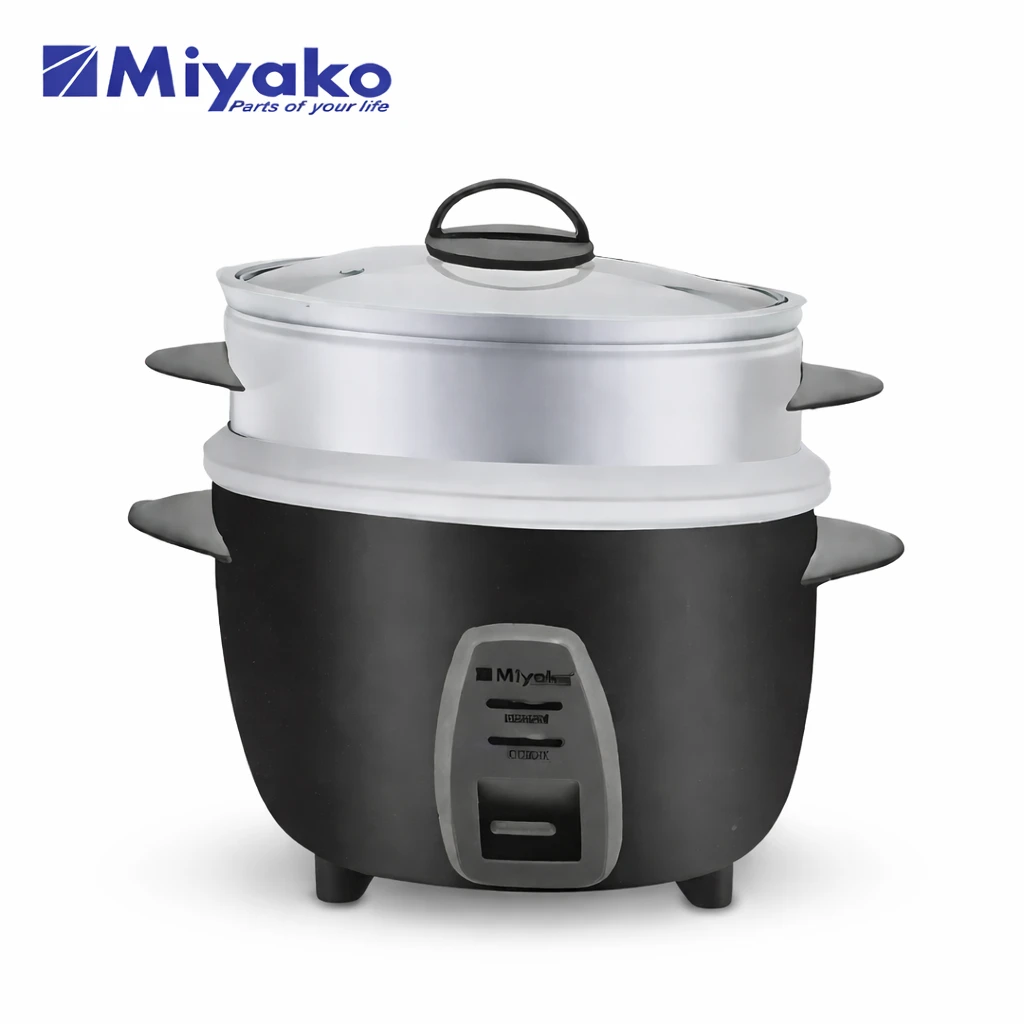Miyako 3 in 1 Double Pot Rice Cooker 1.5 LTR MRC-515YLD 