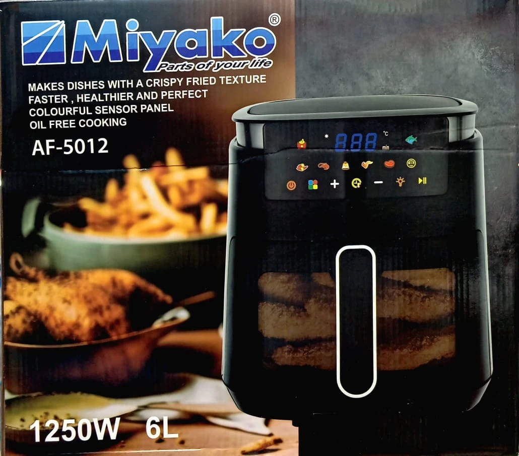 Miyako AF-5012 Touchscreen Air Fryer - 6 Ltr 