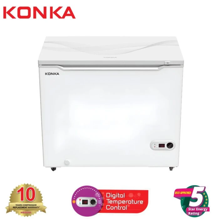 KONKA KDF 250 GB BLACK Chest Freezer (250 LTR)