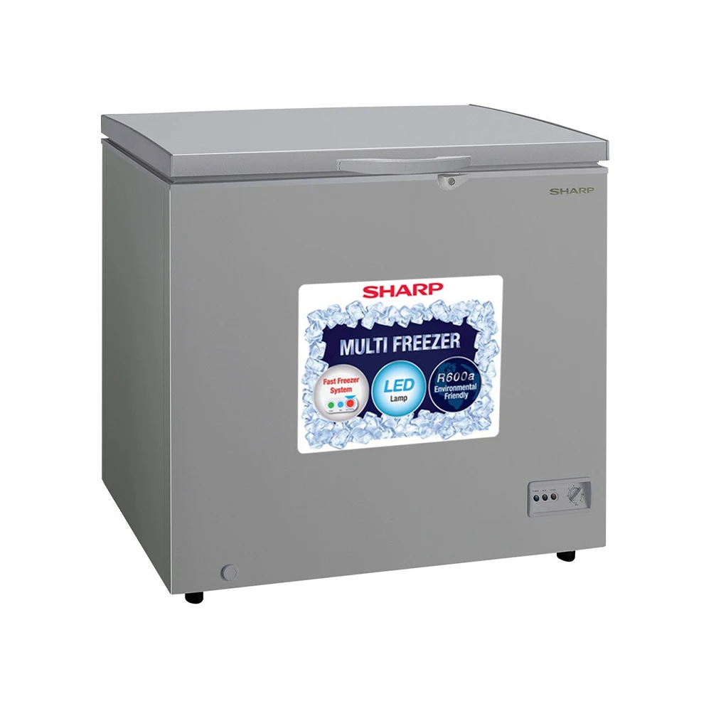 Sharp Freezer SJC-228-GY 220 Liters - Grey 