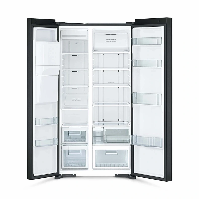 Hitachi 633Ltr Side By Side Refrigerator RSX800GPB0-GBK 
