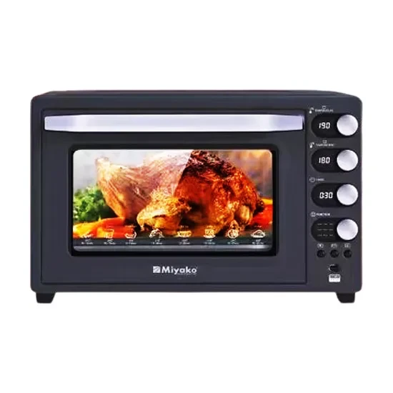 Miyako 55L Electric Oven MT-55 TS Double Door Glass 