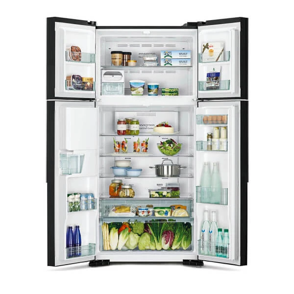Hitachi Big French Refrigerator | R-W690P7PB (GBK) | 586 L