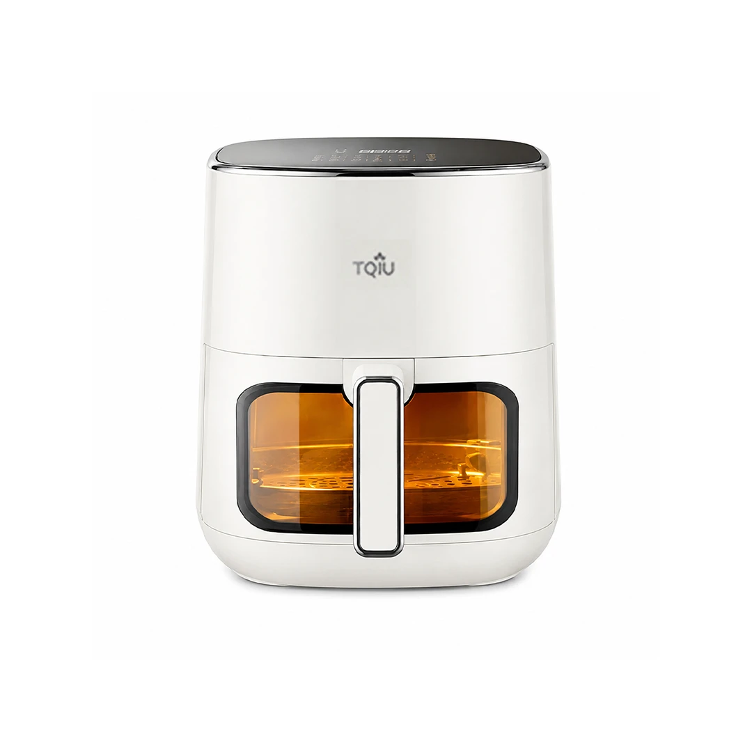 TQIU Air Fryer V4 Digital Control Panel 5L Double Heating 1900W 