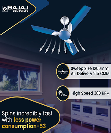 Bajaj Ceiling Fan Harrier NXG 48 Inch price in Bangladesh 