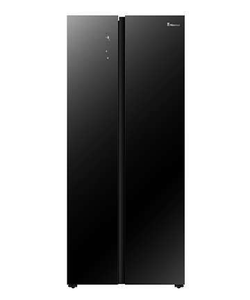 Hisense 519 L Side by Side Refrigerator- RS67W4NV-Black (Glass Door) price in Bangladesh 