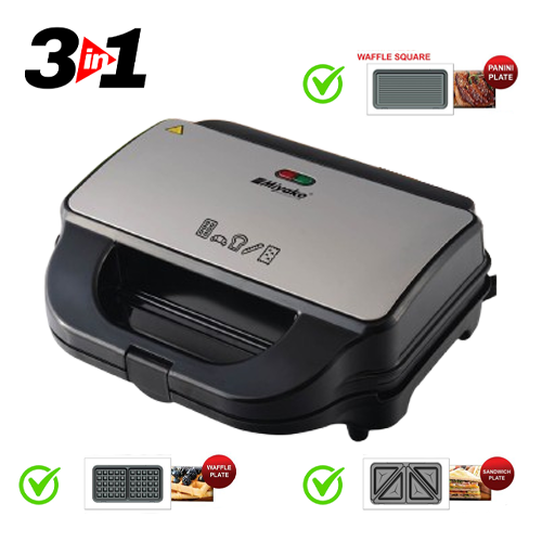 Miyako Sandwich Maker 3 in 1 SM-862-HY price in Bangladesh 