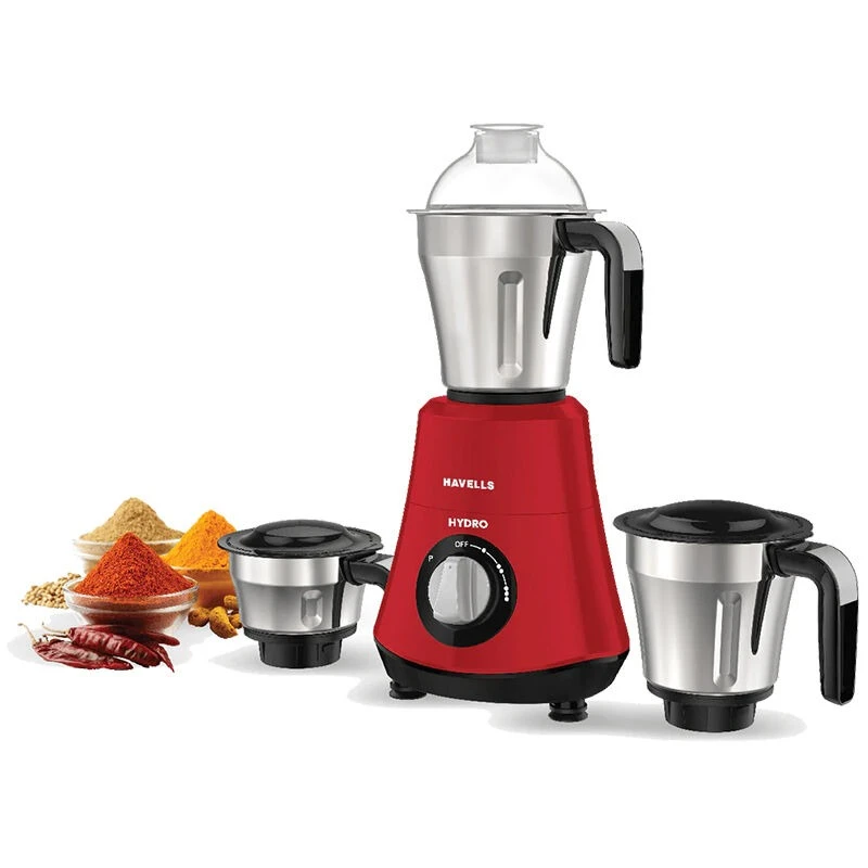 Havells Hydro 750-Watt 3 Jar Mixer Grinder