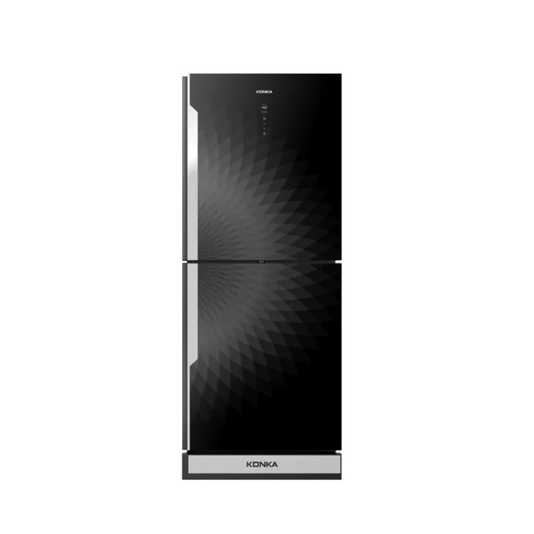KONKA Refrigerator KRT-315EIGB Black Diamond, Upper Freezer (315 LTR)