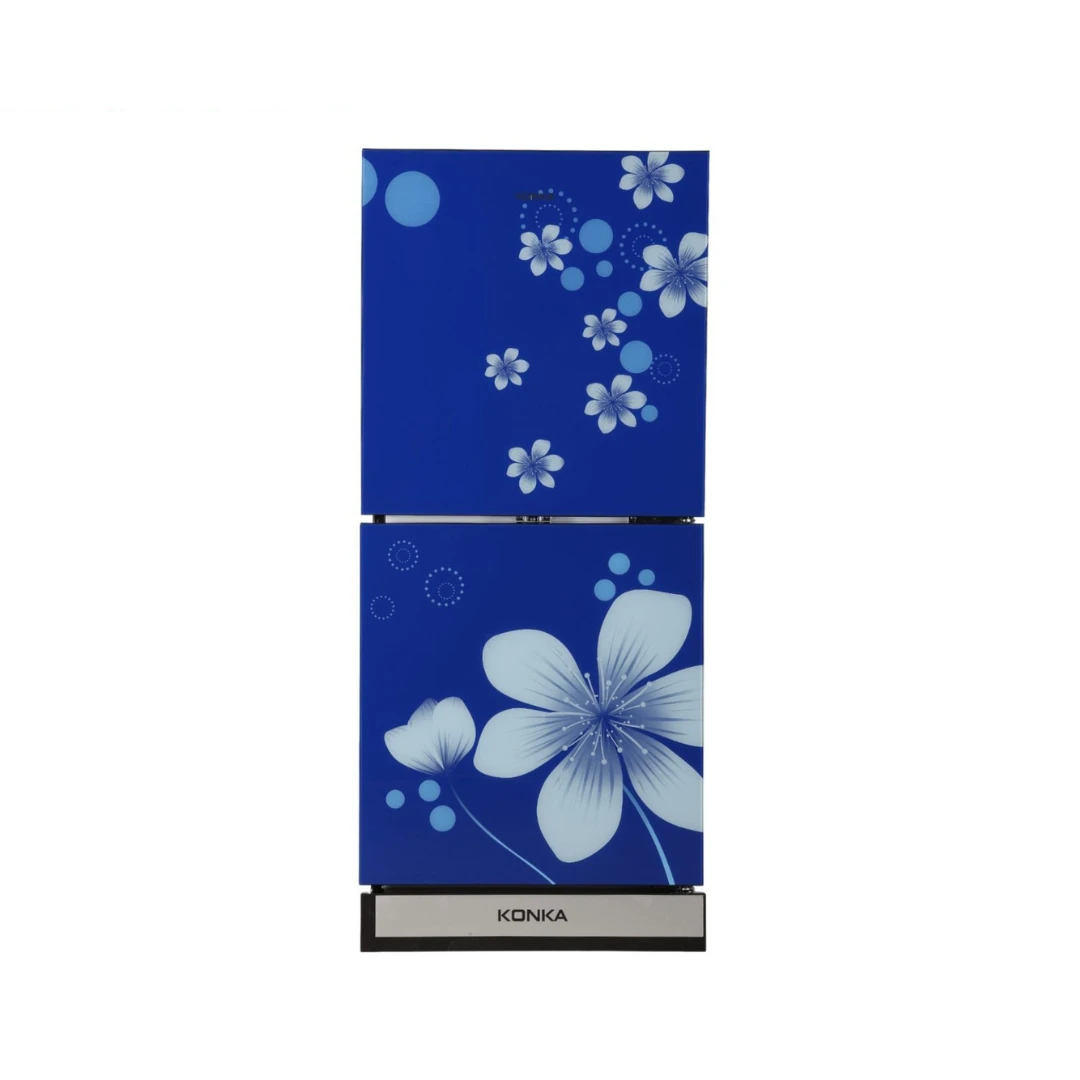 KONKA KRT-200GB Blue Delphinium 2 Door Upper Freezer 200 Ltr