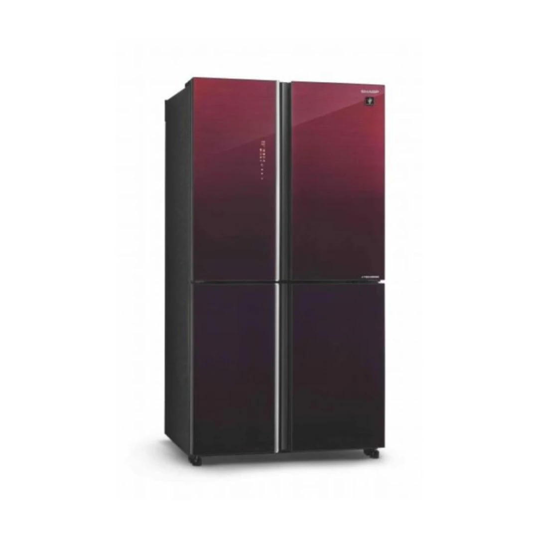 Sharp 4-Door Refrigerator SJ-VX88PG-RD | 639 Liters - RED