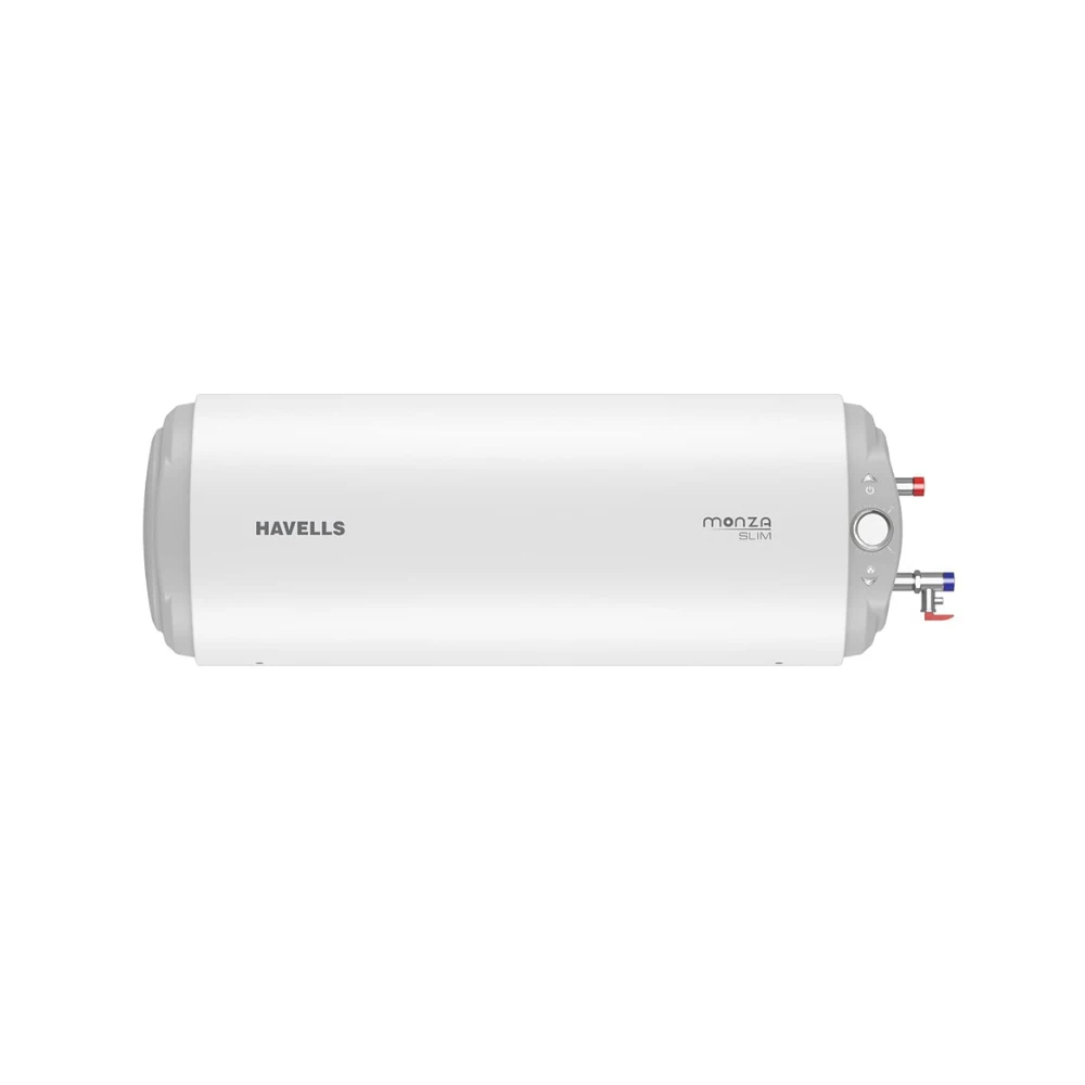 Havells Monza Slim 10 Litre Horizontal Storage Heater - LHS (White)