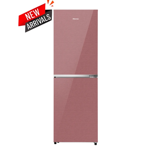 Hisense 270Liter BMF Inverter Glass Door Refrigerator RB1G266NADR Dark Red