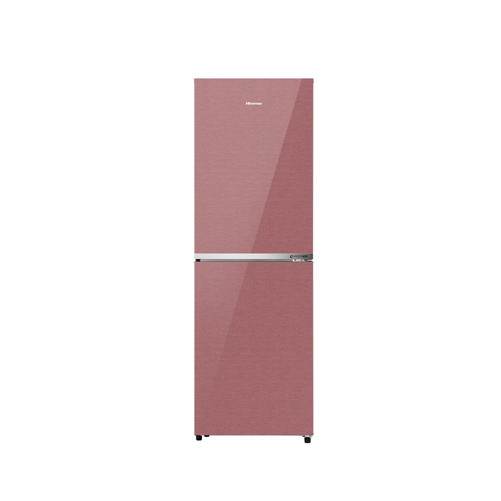 Hisense 270 Liter BMF Inverter Glass Door Refrigerator RB1G266NADR Dark Red