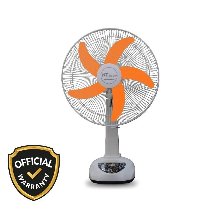 NT Blu Ray Rechargeable Table Fan 16 inch
