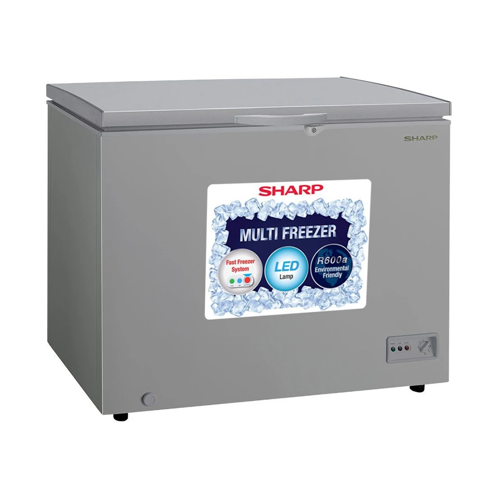Sharp SJC-328-GY Deep Freezer 310 Liter - Grey