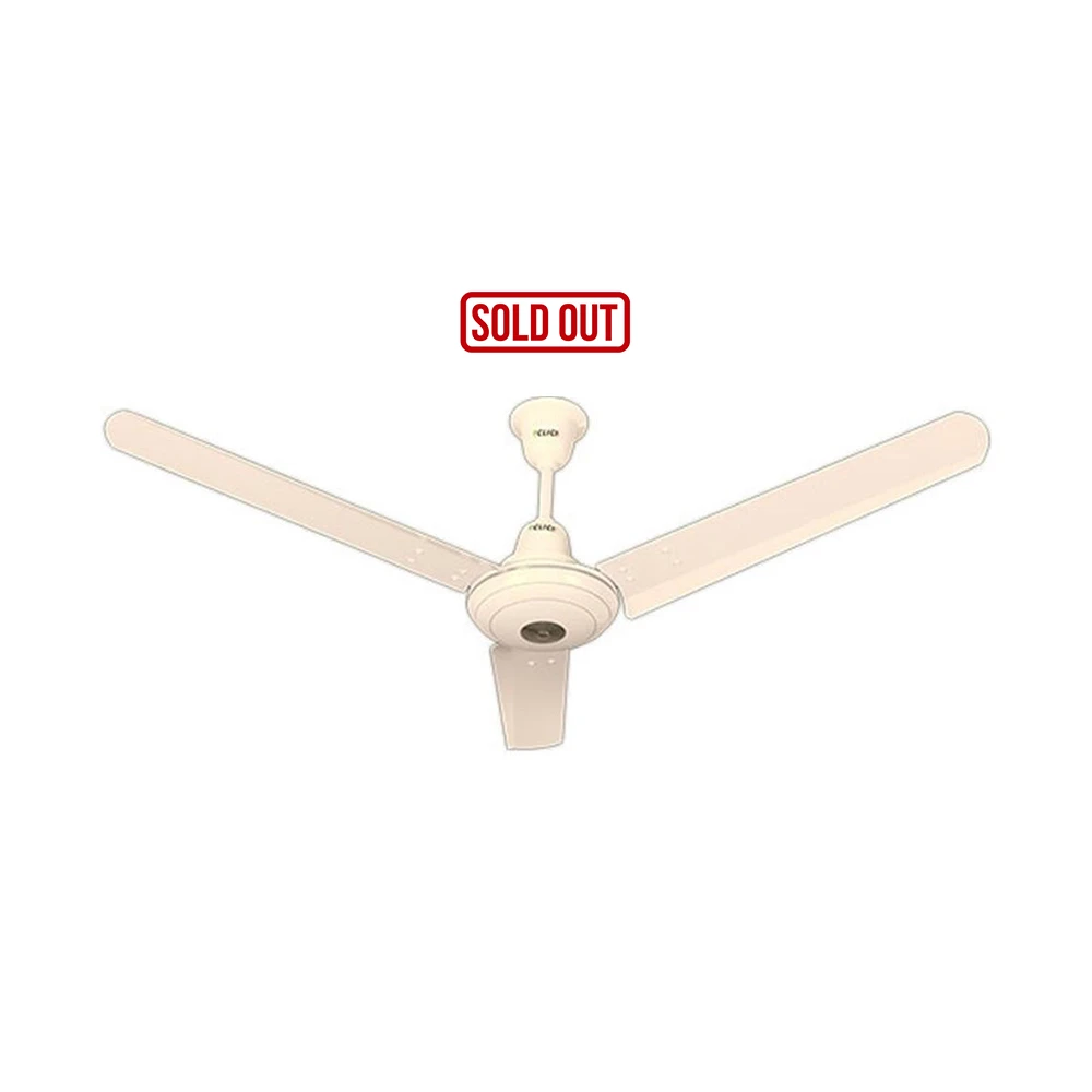 CLICK Crown Ceiling Fan 56 inch Ivory Gold