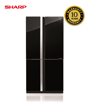 Sharp 4-Door Refrigerator SJ-FS87V-BK 678 Liters
